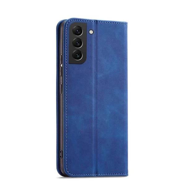 Galaxy S22 Plus Lompakkokotelo Magnet Fancy - Sininen Blå