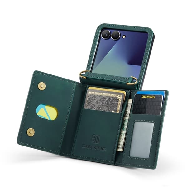 DG.MING Mobilskal till Galaxy Z Flip 7 Detachable M2 - Grön Grön
