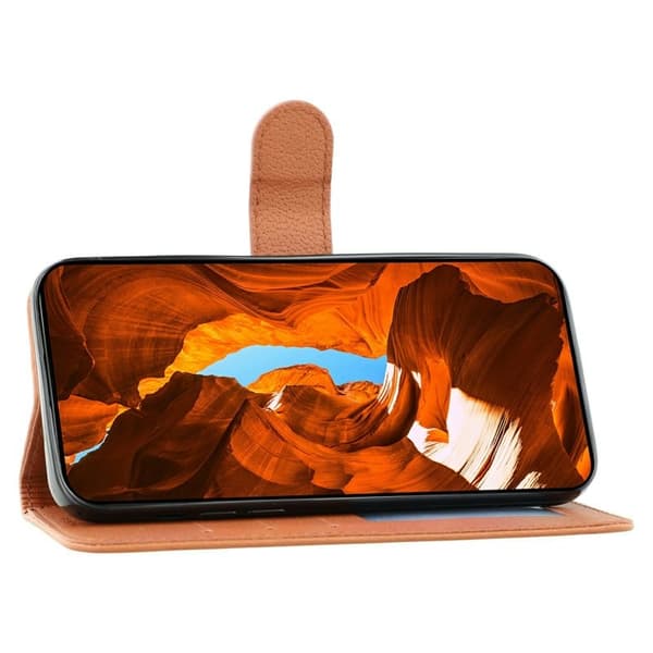 Oppo Find X9 Pro 5G Kortfack Plånboksfodral Konstläder - Brun