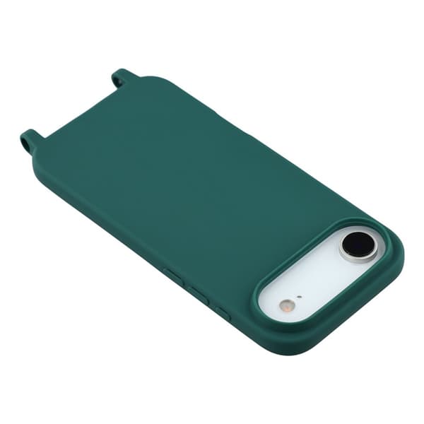 Mobilskal till iPhone Air TPU med Hål för Rem - Mörkgrön Grön
