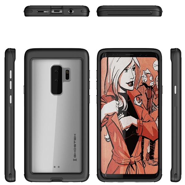 Ghostek Atomic Slim Skal till Samsung Galaxy S9 Plus - Svart Svart