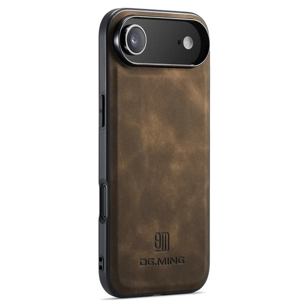 DG.MING Mobilskal till iPhone Air PU Läder Hybrid - Brun