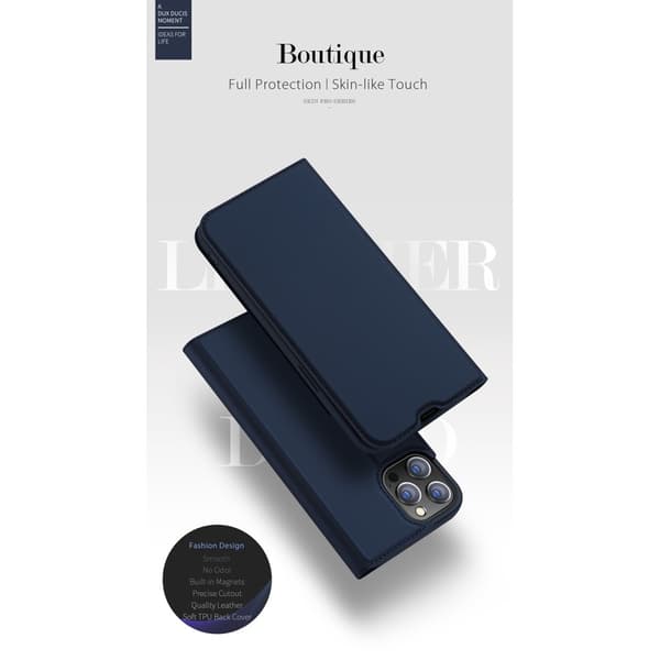 Dux Ducis Skin Series Plånboksfodral iPhone 13 Pro Max - Guld Gul