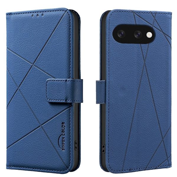 BINFEN Google Pixel 9a Plånboksfodral Konstläder - Blå