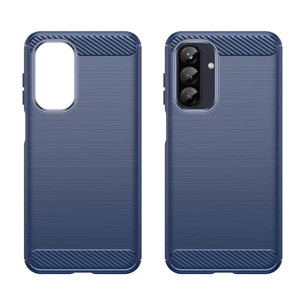 Telefontaske til Galaxy A26 Carbon Flexible - Blå Blå