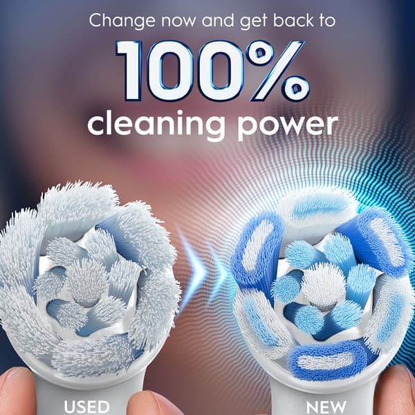 Oral B Borsthuvud iO Ultimate Clean 6st - Vit Vit