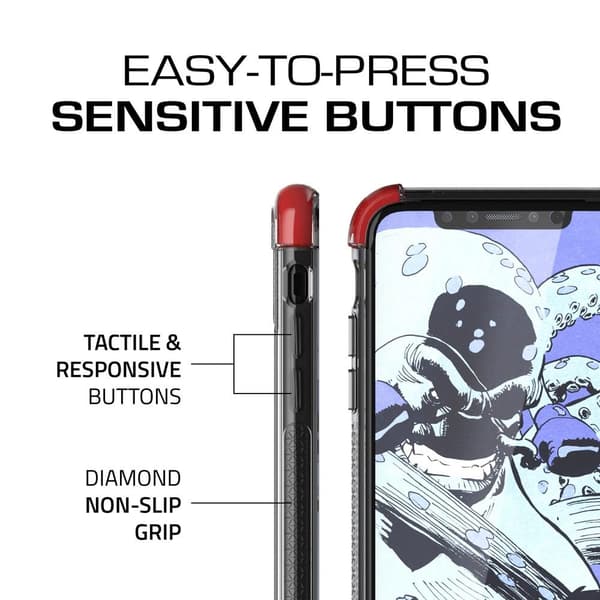 Ghostek Covert 2 -kuori Apple iPhone XS/X - Punainen Red