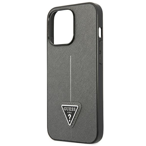 Guess Mobilskal till iPhone 13 Pro / 13 MagSafe SaffianoTriangle Logo