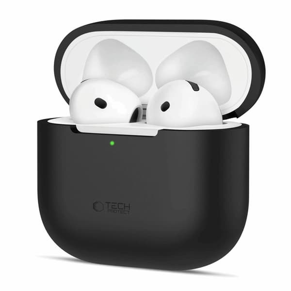 Tech-Protect AirPods 4 Skal Silikon - Svart Svart