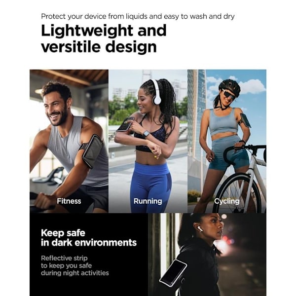 Spigen Armbånd Dynamic Shield A703 - Sort Svart