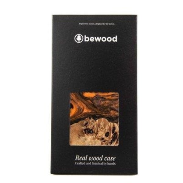 Bewood Galaxy A54 5G Mobilskal Unique Orange - Sort
