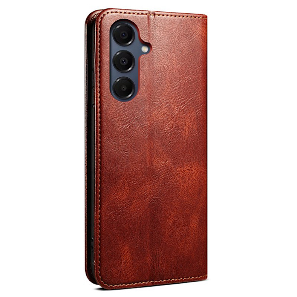 Plånboksfodral för Samsung Galaxy S26 Plus Konstläder Stativ - Brun