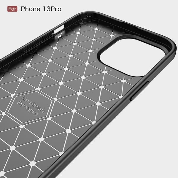 Hiilikuituinen kuori iPhone 13 Pro - Musta Black
