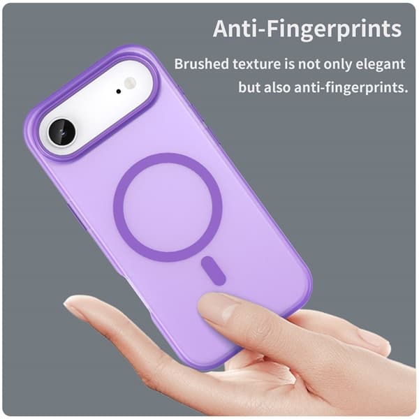 Mobilskal till iPhone Air MagSafe Slim Matte Translucent - Lila Lila