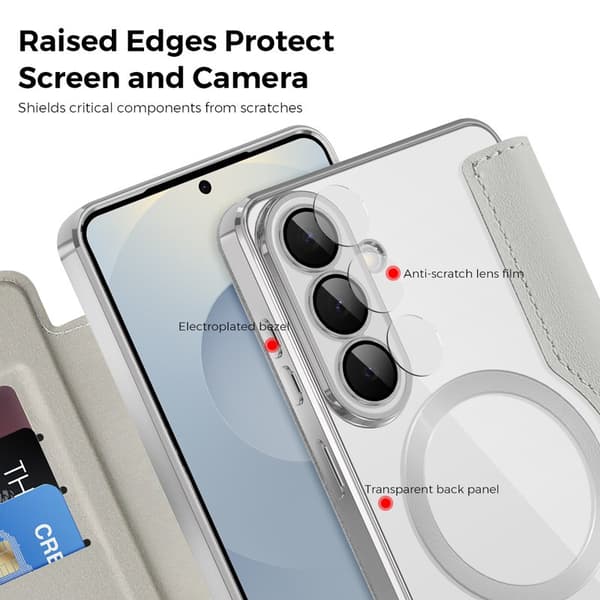 Mobilskal för Samsung Galaxy S26 Plus Magnetiskt RFID - Titangrå