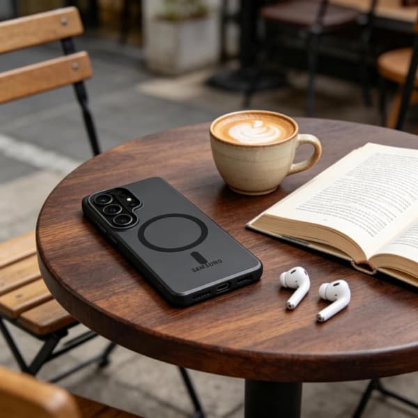 Tech-Protect Telefontaske Til Galaxy S26 Ultra Magsafe Magslim - Mat Sort Svart