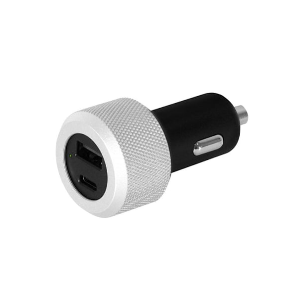 Just Mobile Highway Turbo med biloplader USB-C til Lightning-kabel