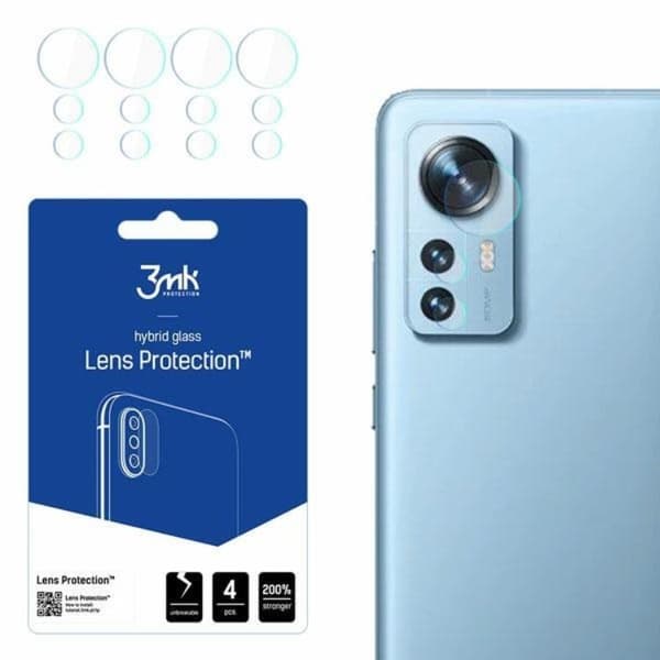 3MK [3 PACK] Xiaomi 12 Pro   Kameralinskydd Transparent