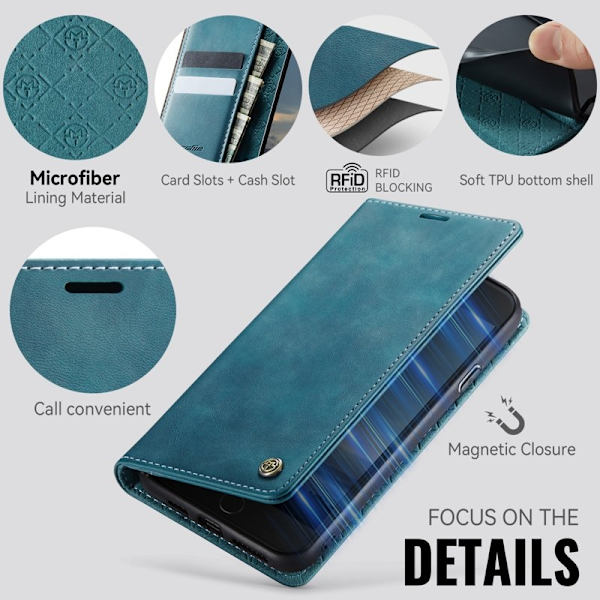 CASEME 033 Mobilskal för iPhone 7 Plus/8 Plus/6 Plus Grön