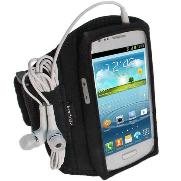 Sportarmband till Samsung Galaxy S3 i9300 mini i8190 (Svart) Svart
