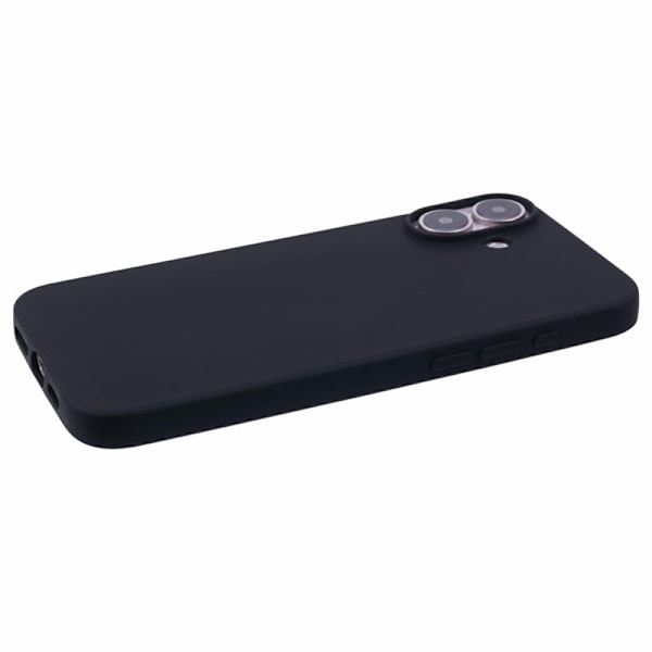 X-LEVEL Mobilskal till iPhone 16 Plus Smooth Soft TPU - Svart