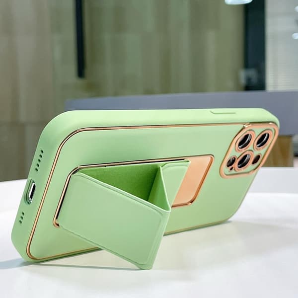 Galaxy A12 (2020/2021) Skal Kickstand - Grön Grön