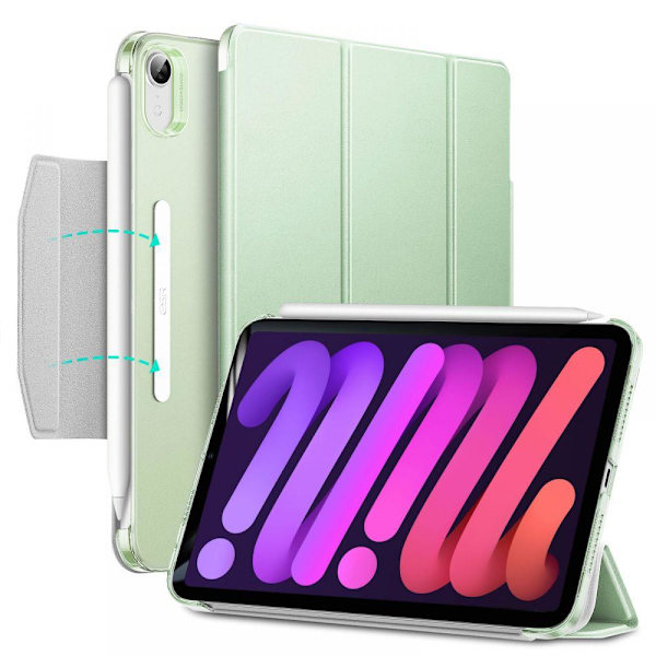 ESR Ascend Trifold Case iPad Mini 6 2021 - Lysegrøn Green