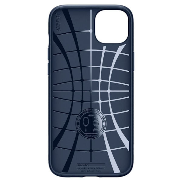 Spigen iPhone 15 Plus Mobilskal Liquid Air - Marinblå