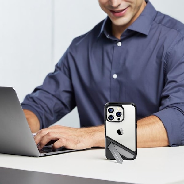 Ugreen iPhone 14 Pro Skal Kickstand - Svart