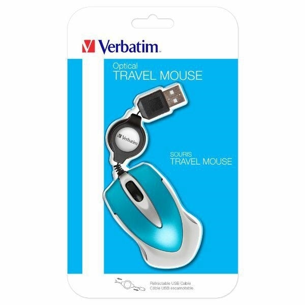 Verbatim Optisk Mus USB-A 1000 dpi Go Mini - Blå Blå