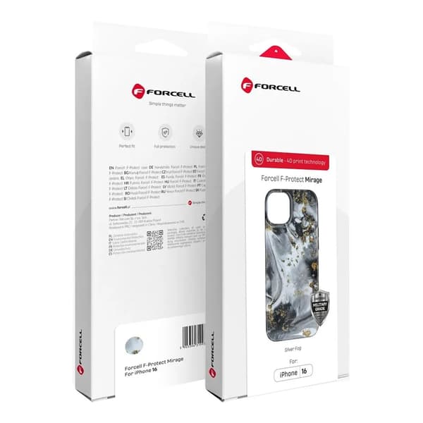 Forcell Mobilskal till iPhone 15 MagSafe Mirage - Silver Fog