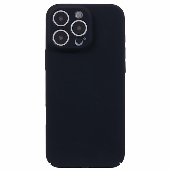 Mobilskal till iPhone 16 Pro Max Skin-Touch Rubberized PC - Svart Svart