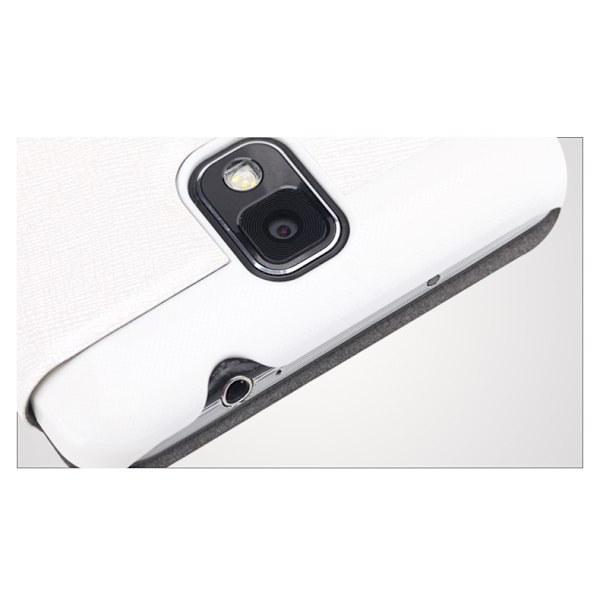 Rock Excel Window Cover Fodral till Samsung Galaxy Note 3 (Vit) Vit