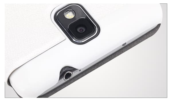 Rock Excel Window Cover Fodral till Samsung Galaxy Note 3 (Vit) White