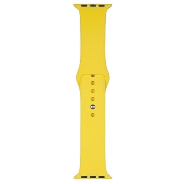 Beline Apple Watch (42/44/45/49mm) Armband Silikon - Gul Gul
