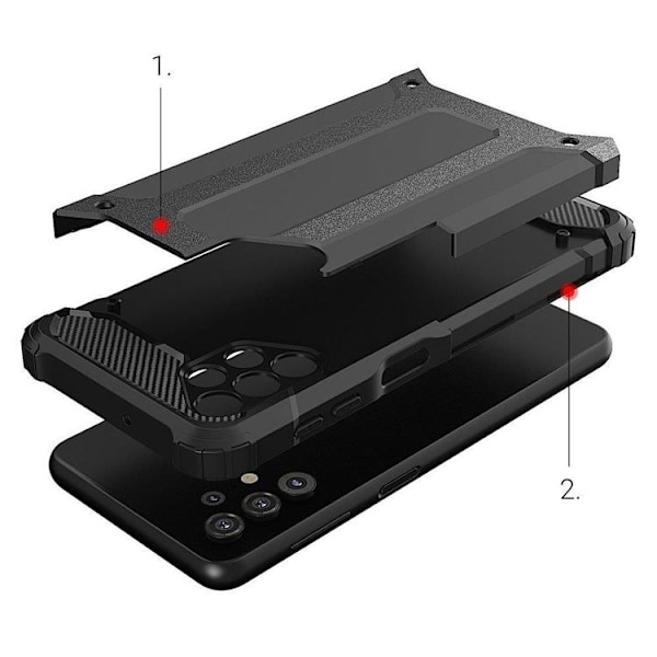 Galaxy A53 5G Skal Hybrid Armor Tough Rugged - Blå