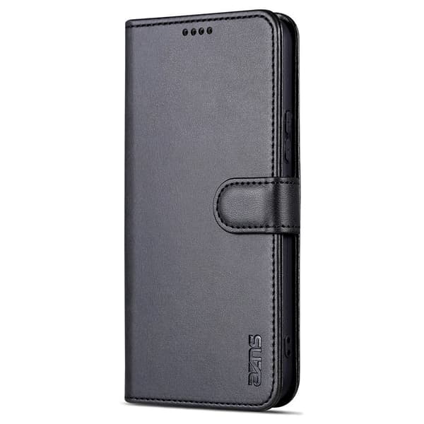AZNS Samsung Galaxy A55 5G Plånboksfodral i Konstläder - Svart