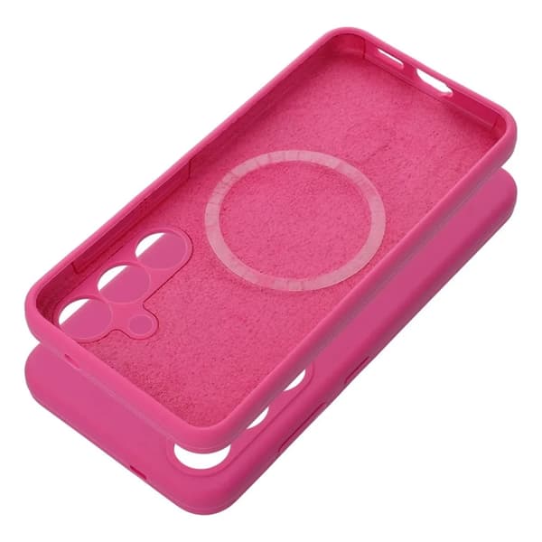 Mobilskal till Galaxy S25 Ultra Magsafe Silikon 2mm - Rosa Rosa