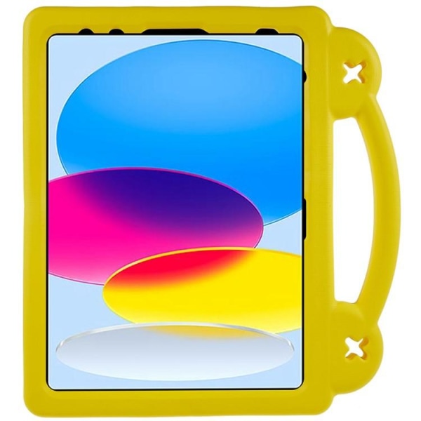iPad 10.9 (2022) Shell EVA Kickstand Stødsikker - Gul