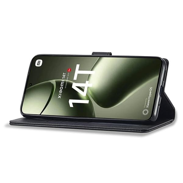 LC.IMEEKE Xiaomi 14T Plånboksfodral Konstläder - Svart