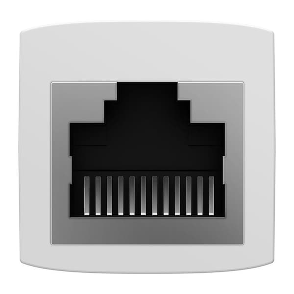 Baseus AirJoy Ethernet RJ45 -liitin 10 kpl - Valkoinen Vit