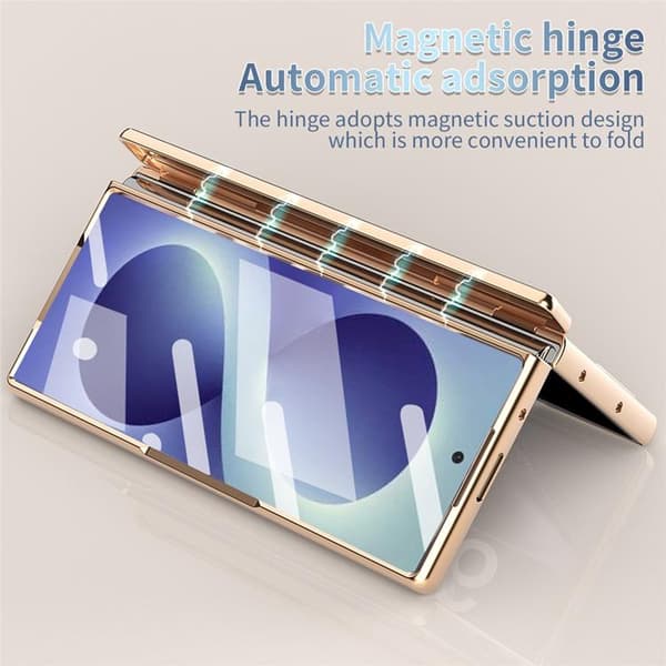 Mobilskal För Galaxy Z Fold 8 MagSafe Hård PC - Champagneguld Guld