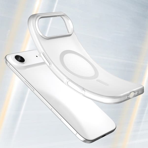 Mobilskal till iPhone Air MagSafe Abrasive - Matte Vit Vit