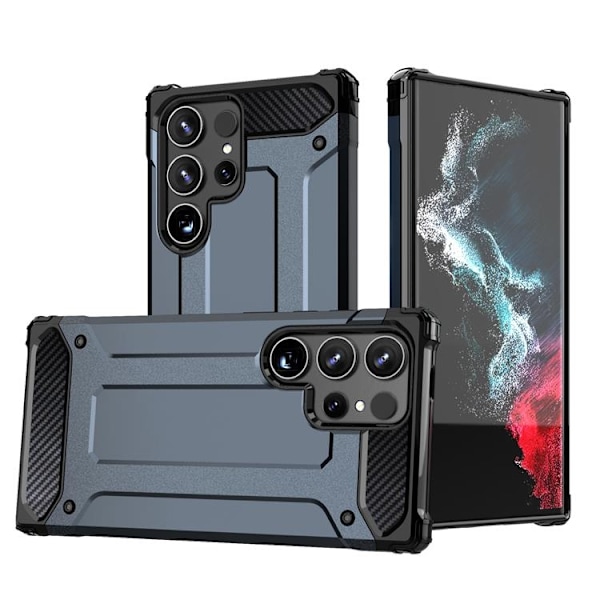 Galaxy S24 Ultra Mobilskal Hybrid Armor - Blå