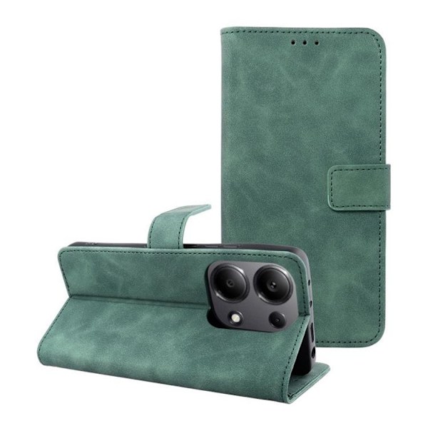 Xiaomi Redmi Note 13 Pro 4G Plånboksfodral Tender - Grön Grön
