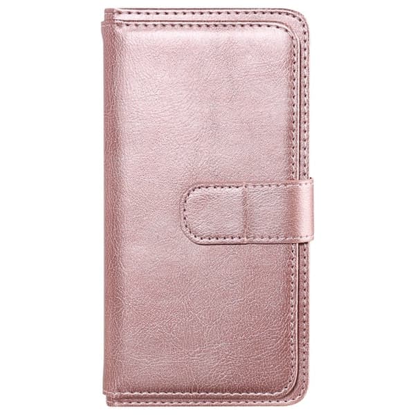 Samsung Galaxy S26 / S26 Pro Plånboksfodral Ställ Konstläder - Roséguld