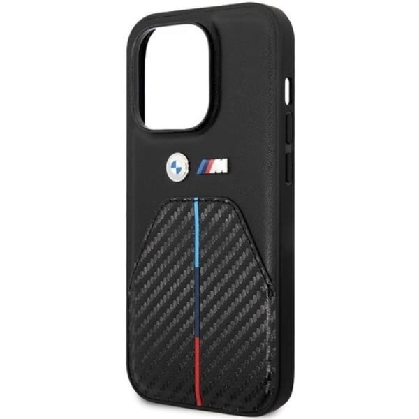 BMW iPhone 14 Pro Mobilcover Stemplet Tricolor Stripe
