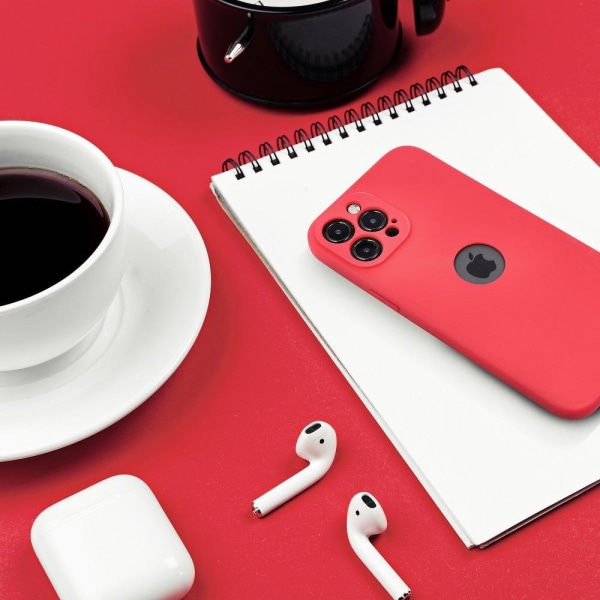 Forcell Soft Silikone Matt Cover til iPhone 7 Rød
