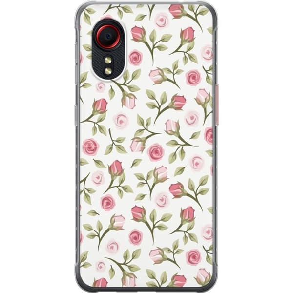 Telefontaske til Samsung Galaxy Xcover 5 med blomster