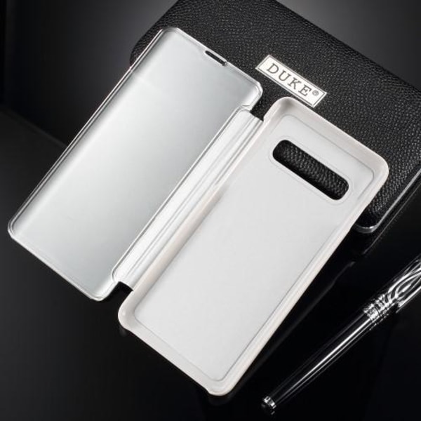 Window Mirror Fodral till Samsung Galaxy S10 - Silver Silver